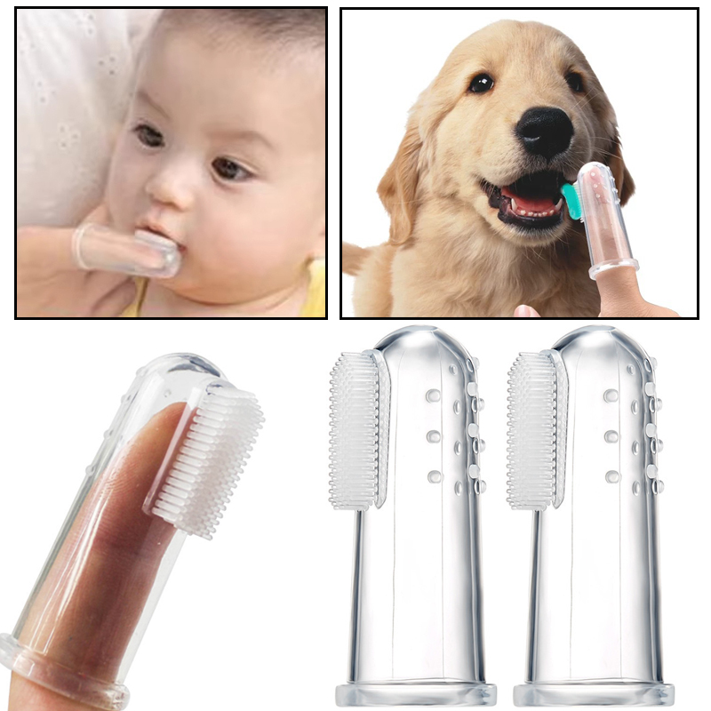 Baby Food Dogs - Spazzolino da Denti in Silicone Morbido