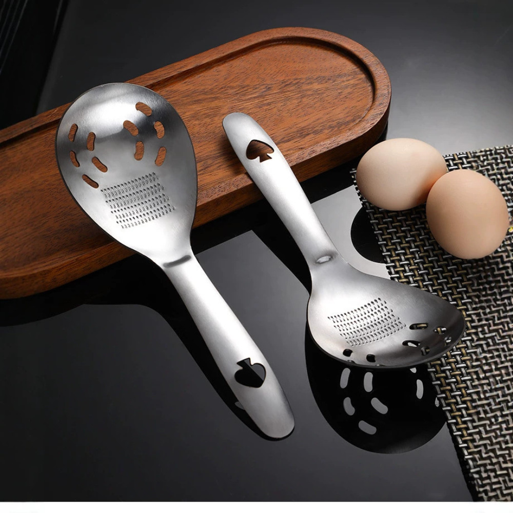 Baby Food Filter - Cucchiaio Macinatore in Acciaio Inossidabile Multifunzione,