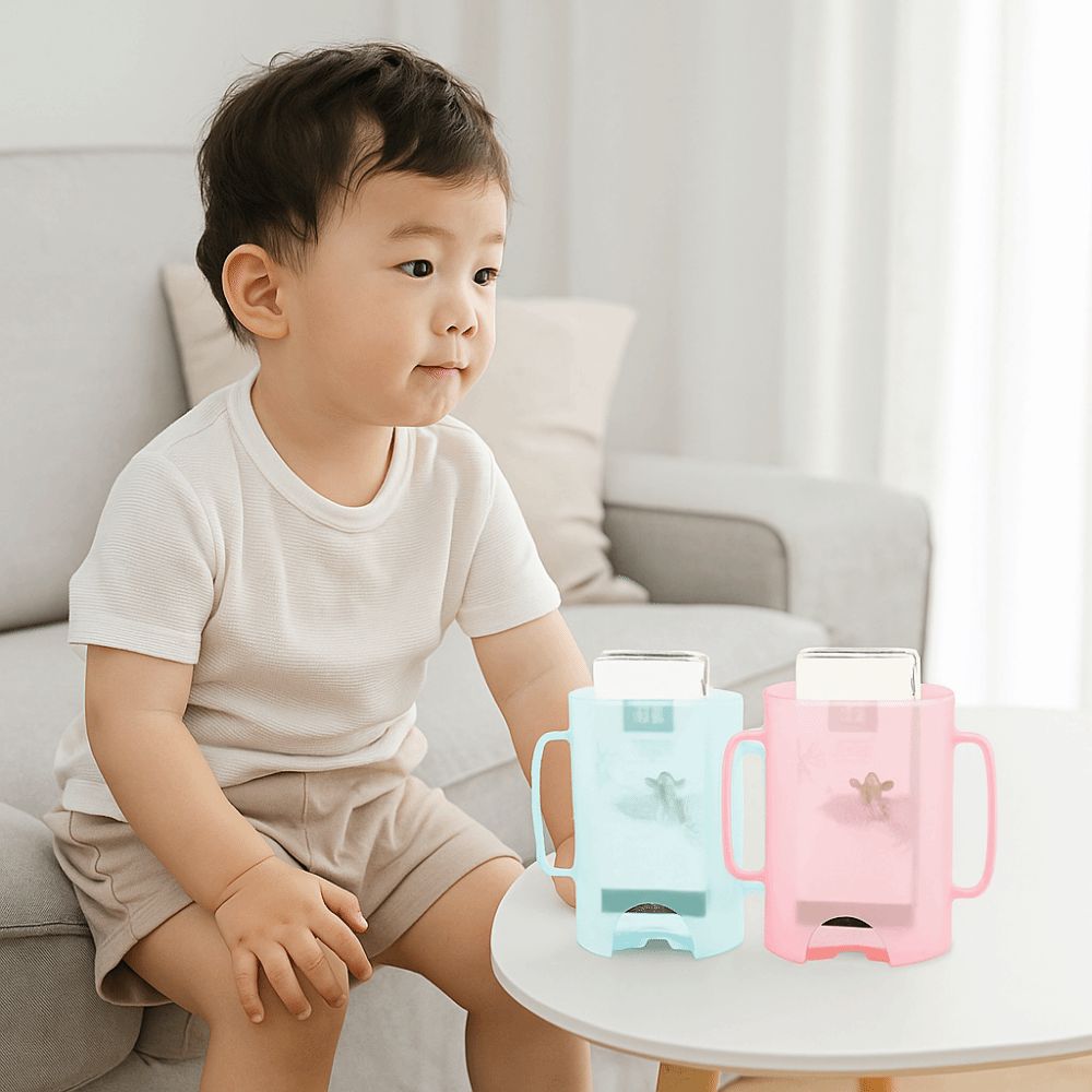 Baby Food Pouches Reusable - Porta Sacchetto in Plastica Portatile, Comodo