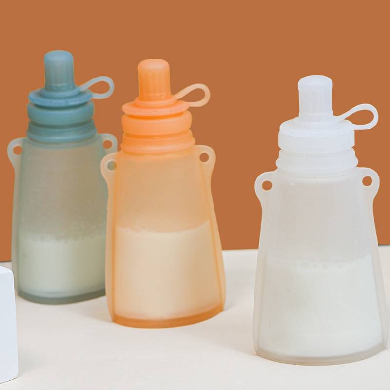 Baby Food Pouches Reusable - Sacchetto Portatile per Conservazione Latte per